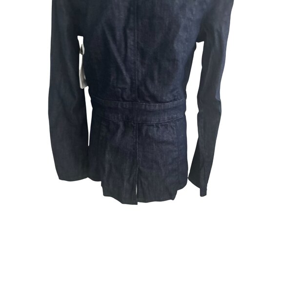 FRAME Women's Denim Black Corduroy Buttoned Jacket Size Small - Picture 6 of 8